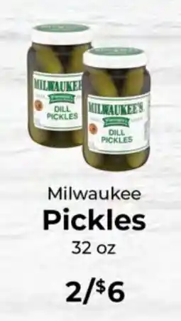 Sunset Foods Milwaukee's dill pickles offer