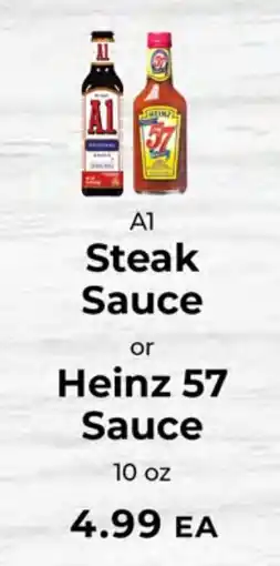 Sunset Foods Al Steak Sauce or Heinz 57 Sauce offer