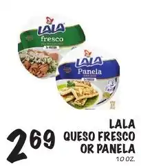 Foodarama Lala queso fresco or panela offer