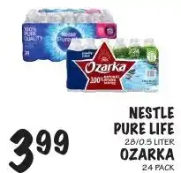 Foodarama Nestle pure life ozarka offer