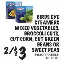 Foodarama Birds Eye Steamers Mixed Vegetables offer