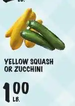 Foodarama Yellow squash or zucchini offer