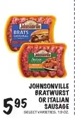 Foodarama Johnsonville bratwurst or italian sausage offer
