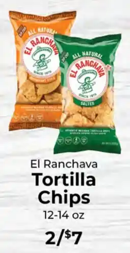 Sunset Foods El Ranchava Tortilla Chips offer