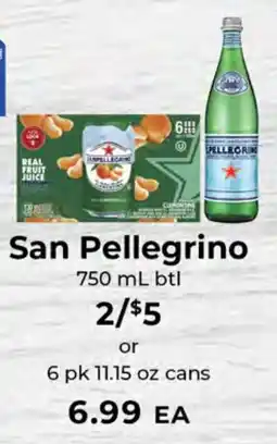 Sunset Foods San Pellegrino offer