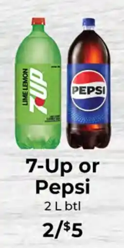 Sunset Foods 7-up or pepsi offer