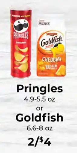 Sunset Foods Pringles or Goldfish offer