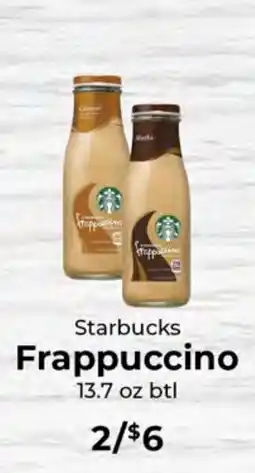 Sunset Foods Starbucks Frappuccino offer