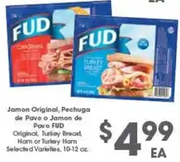 Arteagas Food Center Fud Original, Ham or Turkey Ham offer