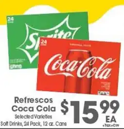Arteagas Food Center Refrescos Coca Cola offer