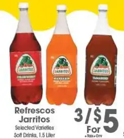 Arteagas Food Center Refrescos Jarritos offer