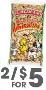 Arteagas Food Center El mexicano animalitos offer