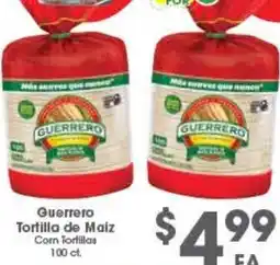 Arteagas Food Center Guerrero Tortilla De Maiz offer
