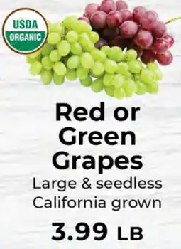 Sunset Foods Red or Green Grapes offer