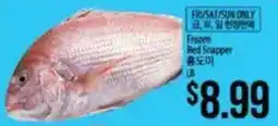 Hmart Frozen Red Snapper offer