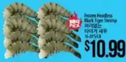 Hmart Frozen Headless Black Tiger Shrimp offer
