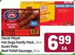 Tony’s Fresh Market Oscar Mayer Hot Dogs Family Pack offer