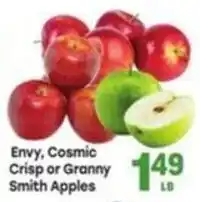Tony’s Fresh Market Envy, Cosmic Crisp or Granny Smith Apples offer