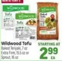 Tony’s Fresh Market Wildwood Tofu offer