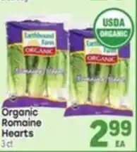 Tony’s Fresh Market Earthbound Farm Organic Romaine Hearts offer