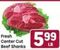 Tony’s Fresh Market Fresh Center Cut Beef Shanks offer
