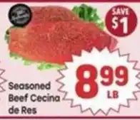 Tony’s Fresh Market Seasoned Beef Cecina de Res offer