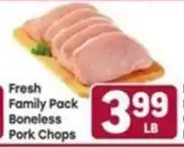 Tony’s Fresh Market Fresh Family Pack Boneless Pork Chops offer
