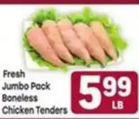 Tony’s Fresh Market Fresh Jumbo Pack Boneless Chicken Tenders offer