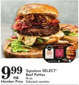 Pavilions Signature Select Beef Patties offer