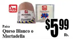 Baja Ranch Paisa Queso Blanco o Mortadella offer