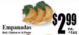 Baja Ranch Empanadas offer
