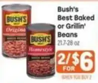 Tony’s Fresh Market Bush's best baked or grillin' beans offer