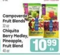 Tony’s Fresh Market Campoverde fruit blends offer