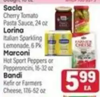 Tony’s Fresh Market Sacla Cherry Tomato Pasta Sauce offer