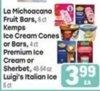 Tony’s Fresh Market La Michoacana Fruit Bars offer