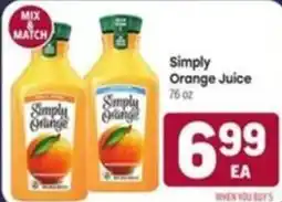 Tony’s Fresh Market Simply Orange Juice offer