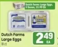 Tony’s Fresh Market Dutch Farms Large Eggs offer
