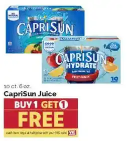 Harris Teeter Caprisun Juice offer