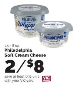 Philadelphia soft cream cheese