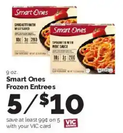 Harris Teeter Smart Ones Frozen Entrees offer