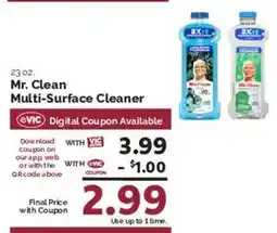 Harris Teeter Mr. Clean Multi-Surface Cleaner offer