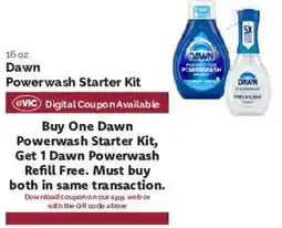 Harris Teeter Dawn Powerwash Starter Kit offer