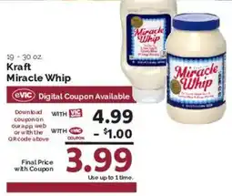 Harris Teeter Kraft Miracle Whip offer