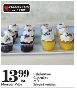 Pavilions Celebration Cupcakes offer