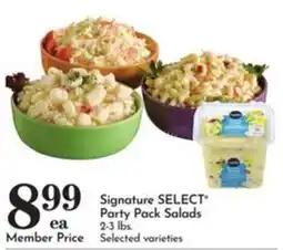 Pavilions Signature Select Party Pack Salads offer