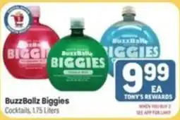 Tony’s Fresh Market BuzzBoll Biggies offer