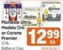 Tony’s Fresh Market Michelob Ultra, Modelo Oro or Corona Premier offer