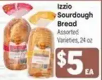 Tony’s Fresh Market Izzio Sourdough Bread offer