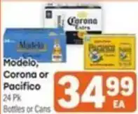 Tony’s Fresh Market Modelo, Corona or Pacifico offer