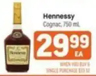 Tony’s Fresh Market Hennessy Cognac offer
